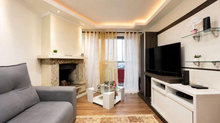 Apartamento Bairro Vinhedos Dois dormitórios semimobiliado 